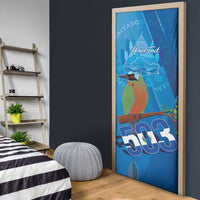 Personalized Que Viva El Salvador Door Cover Guardabarranco 503 Independence Day Proud - Wonder Print Shop