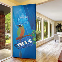 Personalized Que Viva El Salvador Door Cover Guardabarranco 503 Independence Day Proud - Wonder Print Shop