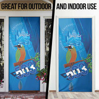 Personalized Que Viva El Salvador Door Cover Guardabarranco 503 Independence Day Proud - Wonder Print Shop