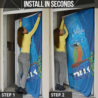 Personalized Que Viva El Salvador Door Cover Guardabarranco 503 Independence Day Proud - Wonder Print Shop