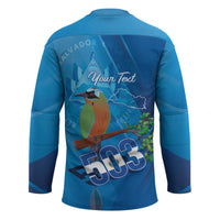 Personalized Que Viva El Salvador Hockey Jersey Guardabarranco 503 Independence Day Proud - Wonder Print Shop