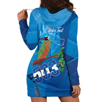 Personalized Que Viva El Salvador Hoodie Dress Guardabarranco 503 Independence Day Proud - Wonder Print Shop
