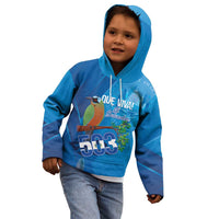 Personalized Que Viva El Salvador Kid Hoodie Guardabarranco 503 Independence Day Proud - Wonder Print Shop