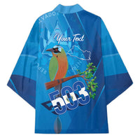 Personalized Que Viva El Salvador Kimono Guardabarranco 503 Independence Day Proud - Wonder Print Shop
