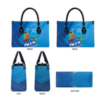 Personalized Que Viva El Salvador Leather Bag Guardabarranco 503 Independence Day Proud - Wonder Print Shop