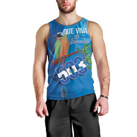 Personalized Que Viva El Salvador Men Tank Top Guardabarranco 503 Independence Day Proud - Wonder Print Shop