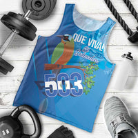 Personalized Que Viva El Salvador Men Tank Top Guardabarranco 503 Independence Day Proud - Wonder Print Shop