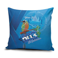 Personalized Que Viva El Salvador Pillow Cover Guardabarranco 503 Independence Day Proud - Wonder Print Shop