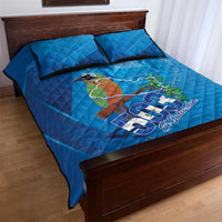 Personalized Que Viva El Salvador Quilt Bed Set Guardabarranco 503 Independence Day Proud - Wonder Print Shop