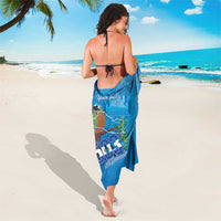 Personalized Que Viva El Salvador Sarong Guardabarranco 503 Independence Day Proud - Wonder Print Shop