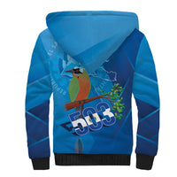Personalized Que Viva El Salvador Sherpa Hoodie Guardabarranco 503 Independence Day Proud - Wonder Print Shop