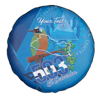 Personalized Que Viva El Salvador Spare Tire Cover Guardabarranco 503 Independence Day Proud - Wonder Print Shop