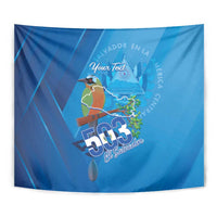 Personalized Que Viva El Salvador Tapestry Guardabarranco 503 Independence Day Proud - Wonder Print Shop