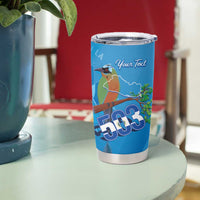 Personalized Que Viva El Salvador Tumbler Cup Guardabarranco 503 Independence Day Proud - Wonder Print Shop