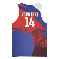 Custom Chile Rugby 2026 Basketball Jersey Vamos Los Condores Red Version