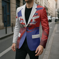 Custom Chile Rugby 2026 Blazer Vamos Los Condores Red Version