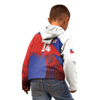 Custom Chile Rugby 2026 Kid Hoodie Vamos Los Condores Red Version