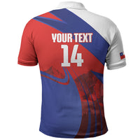 Custom Chile Rugby 2026 Polo Shirt Vamos Los Condores Red Version