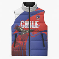 Custom Chile Rugby 2026 Sleeveless Puffer Jacket Vamos Los Condores Red Version
