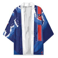 Custom Chile Rugby 2026 Kimono Vamos Los Condores Grunge Blue Version