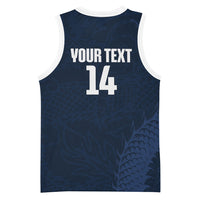 Custom Hong Kong Rugby 2026 Basketball Jersey Go Dragon Blue Version