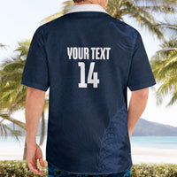 Custom Hong Kong Rugby 2026 Hawaiian Shirt Go Dragon Blue Version