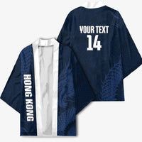 Custom Hong Kong Rugby 2026 Kimono Go Dragon Blue Version