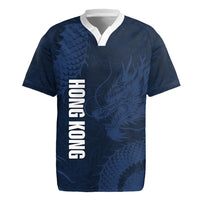 Custom Hong Kong Rugby 2026 Rugby Jersey Go Dragon Blue Version