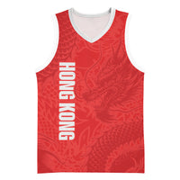 Custom Hong Kong Rugby 2026 Basketball Jersey Go Dragon Red Version