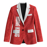 Custom Hong Kong Rugby 2026 Blazer Go Dragon Red Version