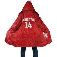 Custom Hong Kong Rugby 2026 Cloak Go Dragon Red Version