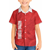 Custom Hong Kong Rugby 2026 Hawaiian Shirt Go Dragon Red Version