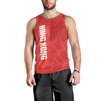 Custom Hong Kong Rugby 2026 Men Tank Top Go Dragon Red Version