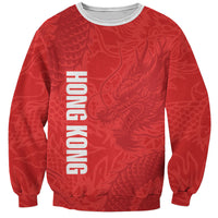 Custom Hong Kong Rugby 2026 Sweatshirt Go Dragon Red Version