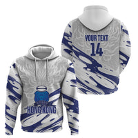 Custom Hong Kong Rugby 2026 Hoodie Go Dragon White Version