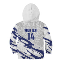 Custom Hong Kong Rugby 2026 Kid Hoodie Go Dragon White Version