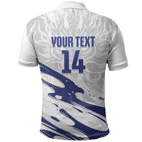 Custom Hong Kong Rugby 2026 Polo Shirt Go Dragon White Version
