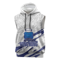 Custom Hong Kong Rugby 2026 Sleeveless Hoodie Go Dragon White Version
