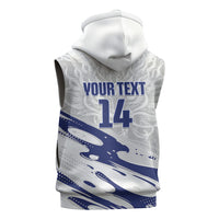 Custom Hong Kong Rugby 2026 Sleeveless Hoodie Go Dragon White Version