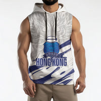 Custom Hong Kong Rugby 2026 Sleeveless Hoodie Go Dragon White Version