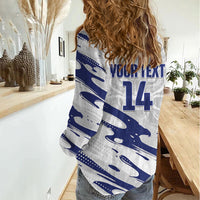 Custom Hong Kong Rugby 2026 Women Casual Shirt Go Dragon White Version