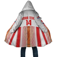 Custom Croatia Football 2026 Cloak Hrvatska Checkerboard Trophy Style