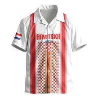 Custom Croatia Football 2026 Kid Hawaiian Shirt Hrvatska Checkerboard Trophy Style