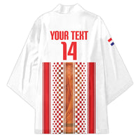 Custom Croatia Football 2026 Kimono Hrvatska Checkerboard Trophy Style