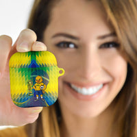Brazil Football 2026 AirPods Case Canarinho Mascot Bate no Peito