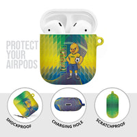 Brazil Football 2026 AirPods Case Canarinho Mascot Bate no Peito