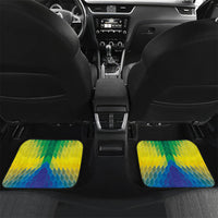 Custom Brazil Football 2026 Car Mats Canarinho Mascot Bate no Peito