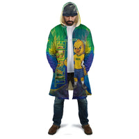 Custom Brazil Football 2026 Cloak Canarinho Mascot Bate no Peito