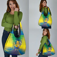 Brazil Football 2026 Grocery Bag Canarinho Mascot Bate no Peito