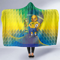 Brazil Football 2026 Hooded Blanket Canarinho Mascot Bate no Peito